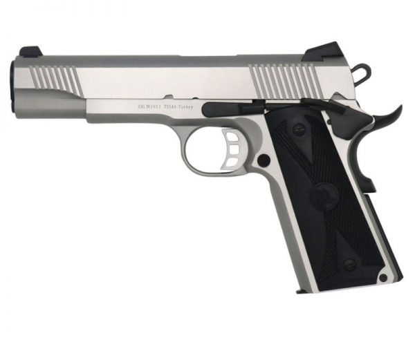 SDS Imports 1911-S45 Stainless .45 ACP 5" Barrel 8-Rounds - Novak 3-Dot Sights - Image 3