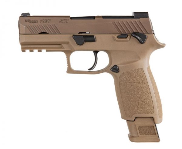 Sig Sauer P320 M18 Coyote Tan 9mm 3.9" Barrel 21-Rounds with Night Sights - Image 2