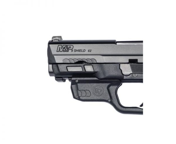 Smith and Wesson M&P9 Shield EZ with Crimson Trace Laserguard 9mm 3.6" 8-Round Manual Thumb Safety - Image 3