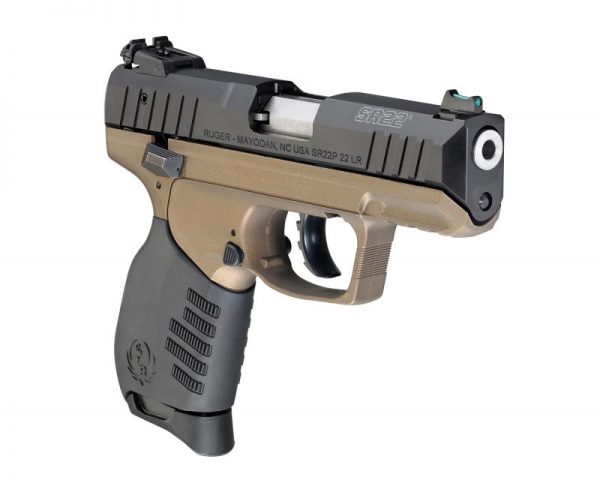 Ruger SR22 Burnt Bronze .22 LR 3.5" Barrel 10-Rounds 3-Dot Sights - Image 3