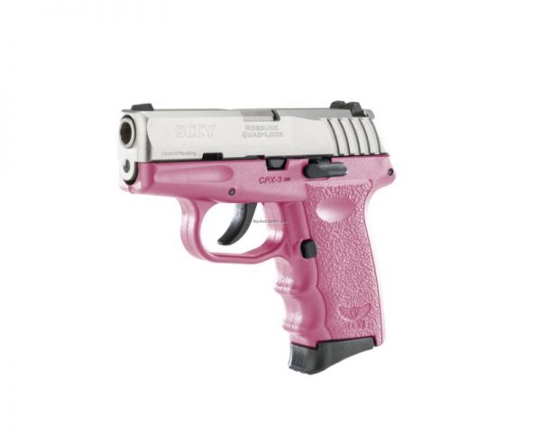 SCCY CPX-3 Series Pistol Pink .380 ACP 3.1" 10-Round