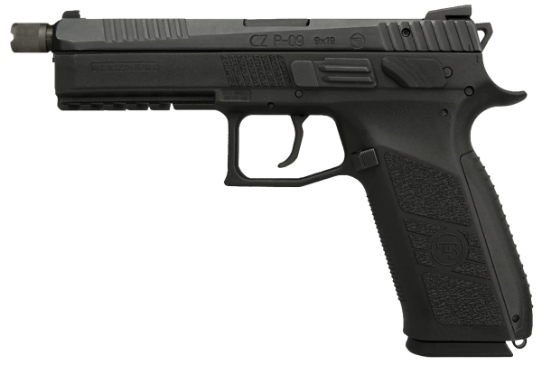 CZ P-09 Black 9MM 5.23-inch 19Rds w/ Threaded Barrel