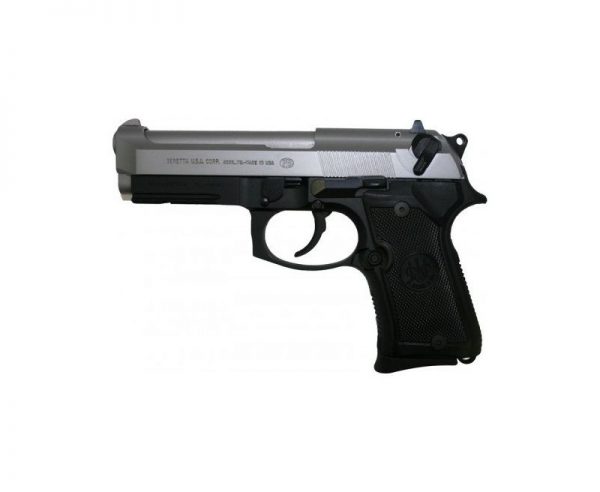 Beretta J90C9F30 92FS Compact Two-Tone Stainless/Black 9mm 4.3-inch 13Rd