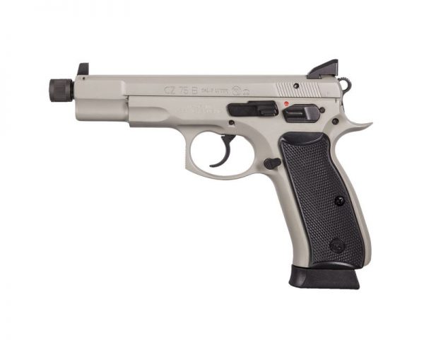 CZ 75 B Omega Suppressor-Ready Urban Grey 9mm 4.7-inch 18Rds Threaded Barrel Night Sights