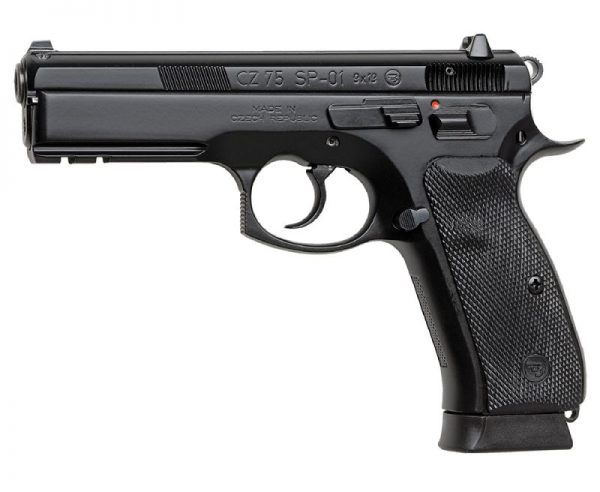 CZ 75 SP-01 Black 9mm 4.6-inch 10Rds Night Sights