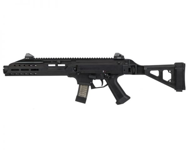 CZ Scorpion Evo 3 S1 Pistol Black 9mm 7.75-inch 20Rds w / Folding Brace and Flash Can