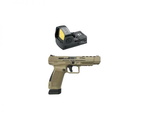 Century Arms Canik TP9SFX FDE 9mm 5.2-inch 20Rds w/ Leupold DeltaPoint Pro