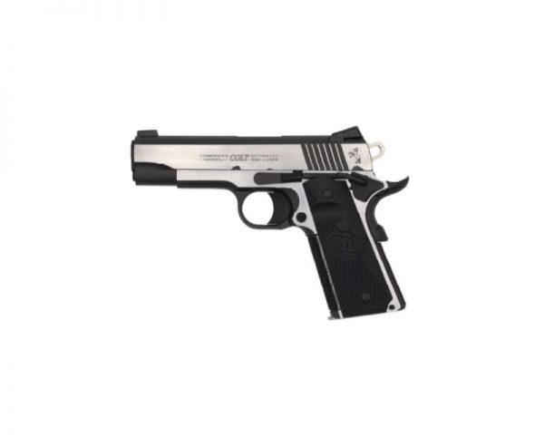 Colt Firearms Combat Elite Commander Stainless / Black .45 ACP 4.25-inch 8Rds