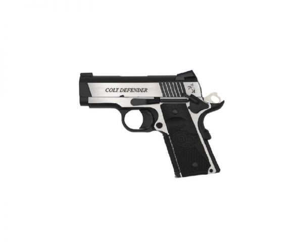 Colt Firearms Combat Elite Defender Stainless / Black .45 ACP 3-inch 7Rds