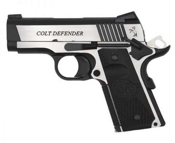 Colt Firearms Combat Elite 1911 Defender Stainless / Black 9mm 3-inch 8Rds