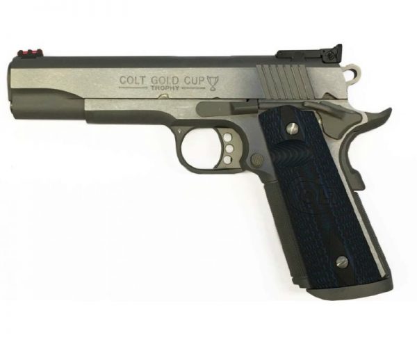 Colt Firearms Gold Cup Trophy Stainless Steel 9mm 5-inch 9rd