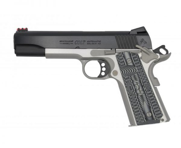 Colt Firearms Series 70 Competition TT Stainless / Blue .45 ACP 5-inch 8Rds