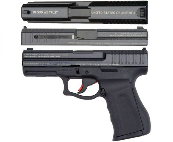 FMK Firearms 9C1 Black 9mm 4-inch 10rd Bill of Rights Engraved