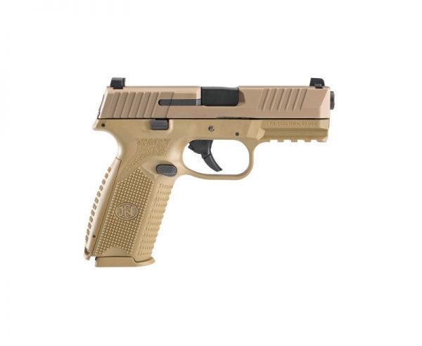 FN 509 9mm Luger 17 1 4" Fixed Sights Flat Dark Earth