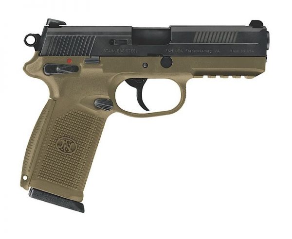 FN FNX-45 FDE / Black .45 ACP 4-inch 10Rd