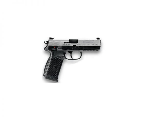 FN FNX-45 Semi Auto Handgun Black/Stainless 45 ACP 4.5 inch 15 rd With Night Sights and 3 Magazines