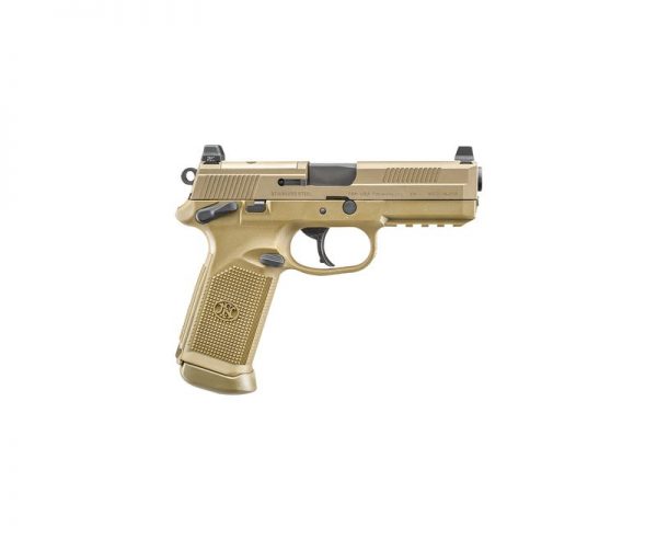 FN FNX-45 Tactical Flat Dark Earth .45 ACP 4.5-inch 10rd Night Sights State Compliant