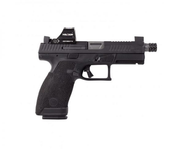 The Gun Co Custom CZ P-10 Compact Type 2 Combat Duty Black 9mm 4.61" 17 RD Holosun Reflex Sight