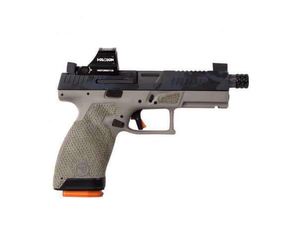 The Gun Co Custom CZ P-10 Compact Type 2 Urban Battle Grey 9mm 4.61" 15 RD Holosun Reflex Sight