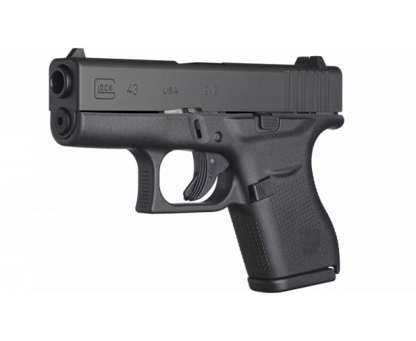 Glock 43 Black 9mm 3.39-inch 6Rds USA MADE