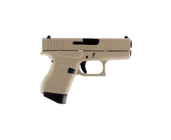 Glock G 42 Desert Tan .380 ACP 3.25-inch 6Rds