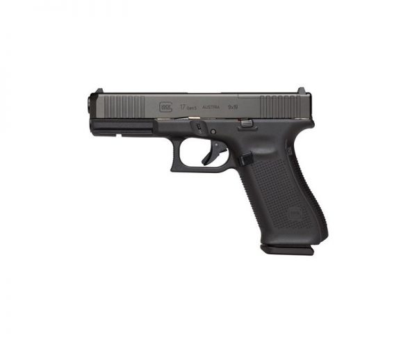 Glock G17 Gen5 MOS Pistol 9mm 4.49-inch 17Rds Front Serrations