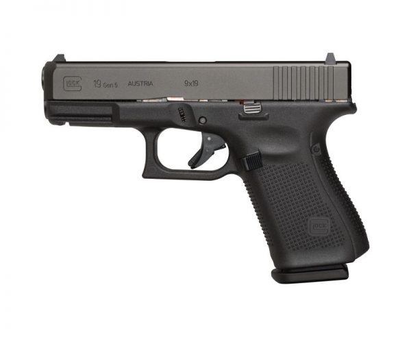 Glock G19 Gen 5 Black 9mm 4.02-inch 10rd Glock Night Sights