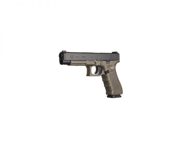 Glock G34 Gen4 9MM 17rds 5.3-inch OD Green Adjustable Sights