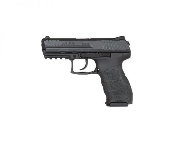 Heckler and Koch P30 (V1) Black 9mm 3.86-inch 15rd LEM DAO