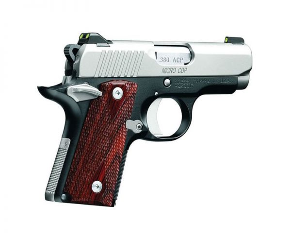 Kimber Micro CDP Satin Silver / Matte Black .380 ACP 2.75-inch 6Rd Night Sights