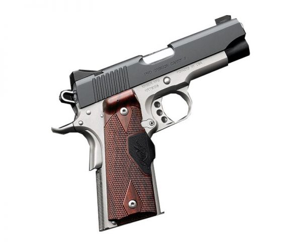 Kimber Pro Crimson Carry ll 45ACP 4 Inch 8 Rd Rosewood LaserGrips Two Tone