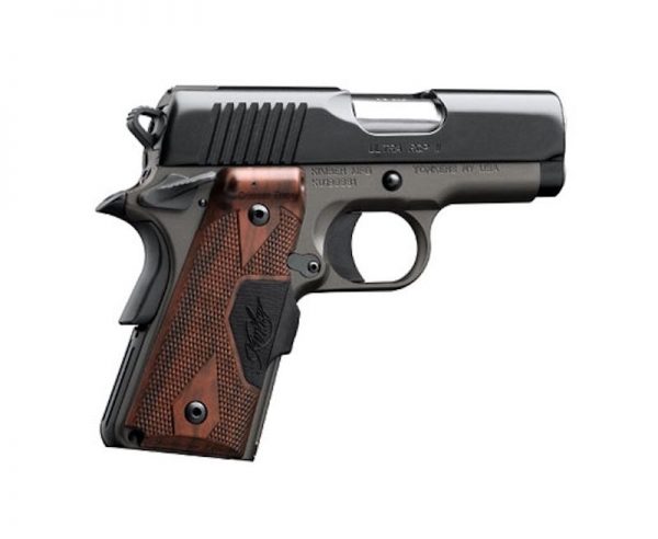 Kimber Ultra RCP II LG 45ACP 3-inch Matte Black / Rosewood Crimson Trace Lasergrip 7rd