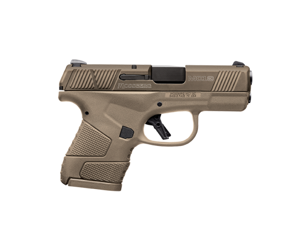 Mossberg MC1sc 9mm 3.4" 7 Round 3-Dot Fixed Sights FDE