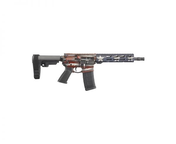 Ruger AR-556 Semi-Auto Pistol American-Flag 30Rds 10.5-inch .223Rem 5.56NATO