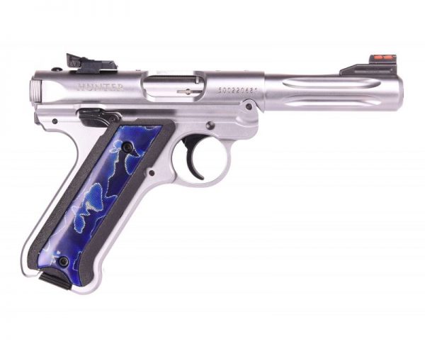 Ruger Mark IV Raffir Hunter Stainless / Blue .22 LR 4.5" Barrel 10-Rounds