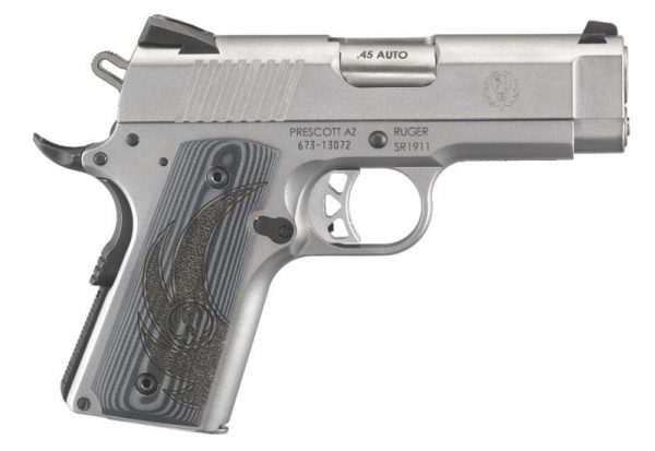 Ruger SR1911 Officer Stainless .45 ACP 3.6-inch 7Rds