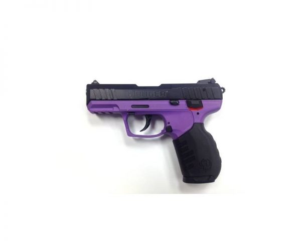 Ruger SR22 Black / Purple .22 LR 3.5-inch 10Rd Adjustable Sights