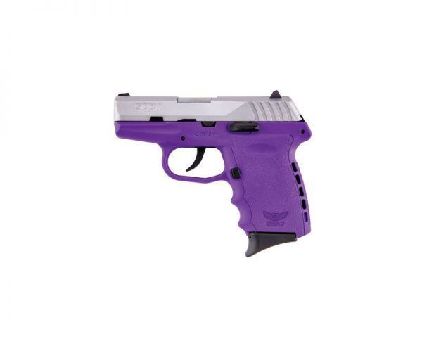 SCCY CPX-2 Purple / Stainless Steel 9mm 3.1-inch 10 Rd