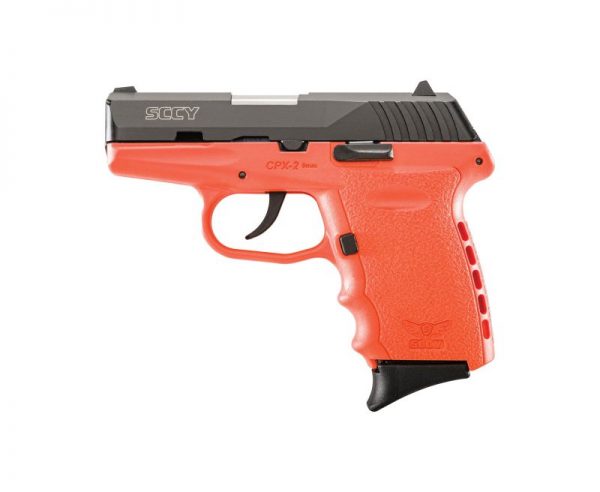 SCCY CPX-2 Black / Orange 9mm 3.1-inch 10Rd