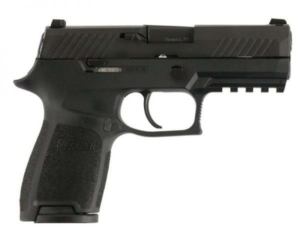 Sig Sauer P320 Compact Black Nitron 9mm 3.9-inch 10Rds Contrast Sights