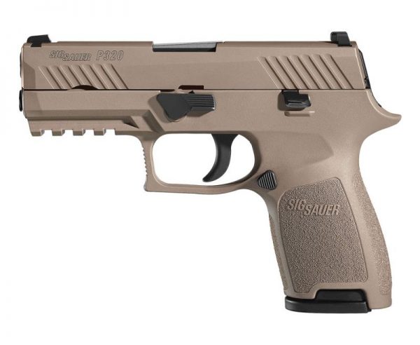 Sig Sauer P320 Compact Flat Dark Earth 9mm 3.9-inch 15Rds Siglite Night Sights