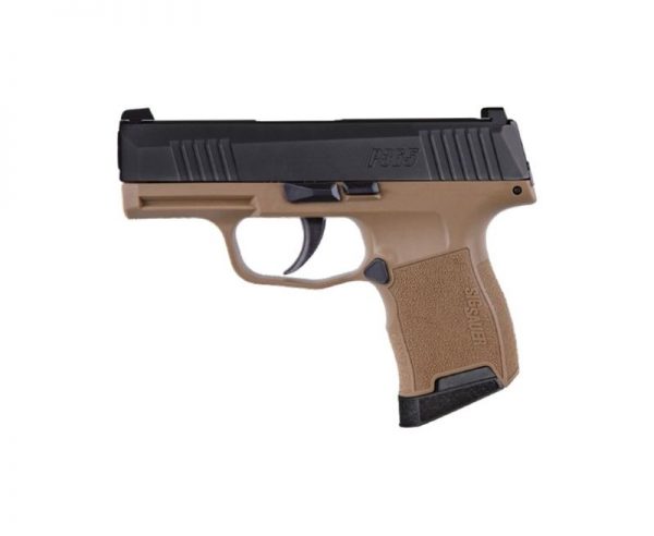 Sig Sauer P365 Flat Dark Earth 9mm 3.1" Barrel 10-Rounds with Night Sights - Image 2