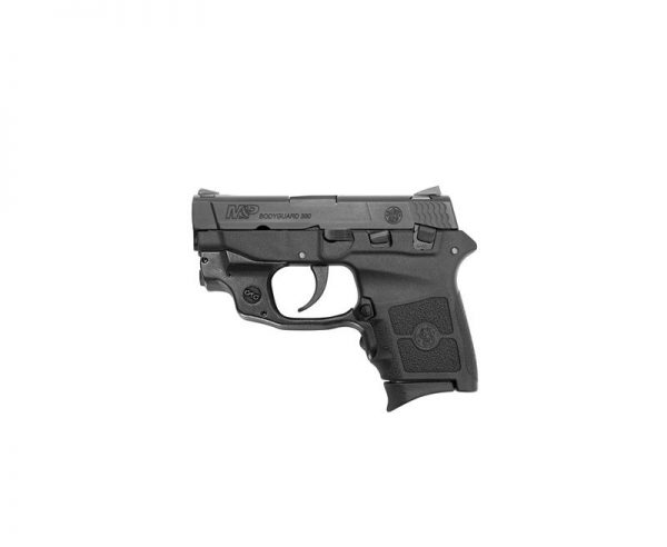 Smith and Wesson Bodyguard Black .380 ACP 2.75-inch 6Rd Crimson Trace Green Laser