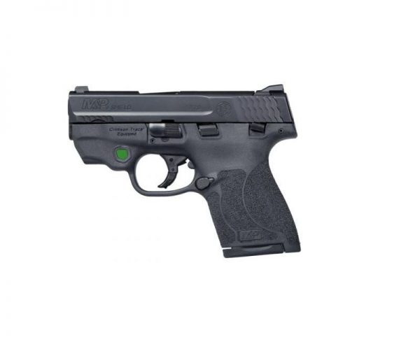 Smith and Wesson M&P Shield M2.0 9mm 3.1 Inch 8 Rnd Crimson Trace Green Laser Thumb Safety