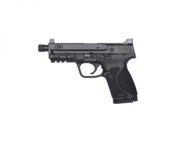 Smith and Wesson M&P9 M2.0 Compact Threaded Barrel 9mm 4.625" Barrel 15-Rounds