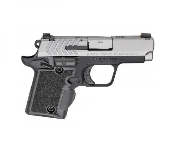 Springfield Armory 911 w/ Green Laser Grips Stainless 9mm 2.7-inch 7Rds