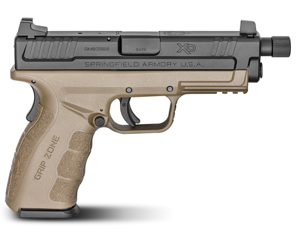 Springfield XD Mod.2 Service Model FDE 9mm 4in Barrel 10rd Threaded Barrel