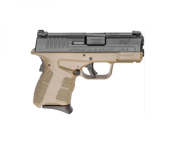 Springfield XDS MOD2 9MM 3.3-inch Tritium Sight Tact Rear FDE 9Rds