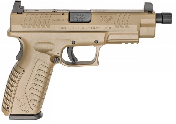 Springfield Armory XD(M) OSP Flat Dark Earth 9mm 4.5-inch 10Rds Threaded Barrel