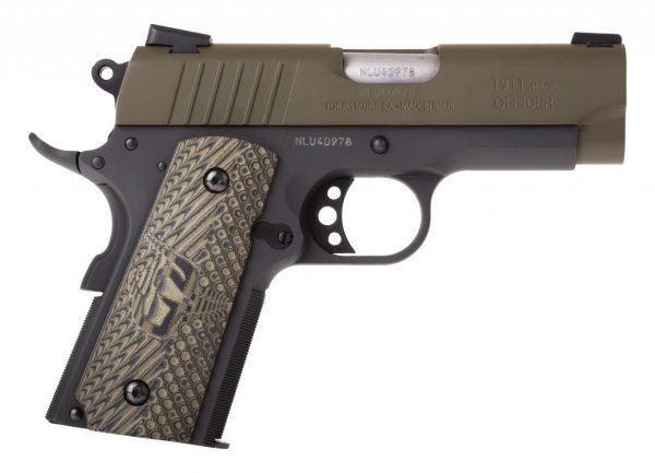 Taurus 1911 Officer 45ACP BK/GRN 3.5-inch 6Rds